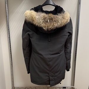 Canada Goose Women's Gray Parka with Fur Trim. Authentic Size S
